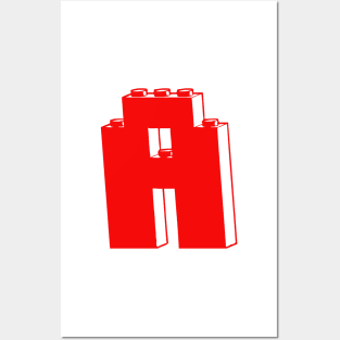 THE LETTER A, Customize My Minifig Posters and Art